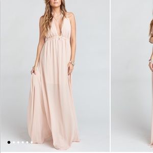 SHOW ME YOUR MUMU LUNA HALTER DRESS